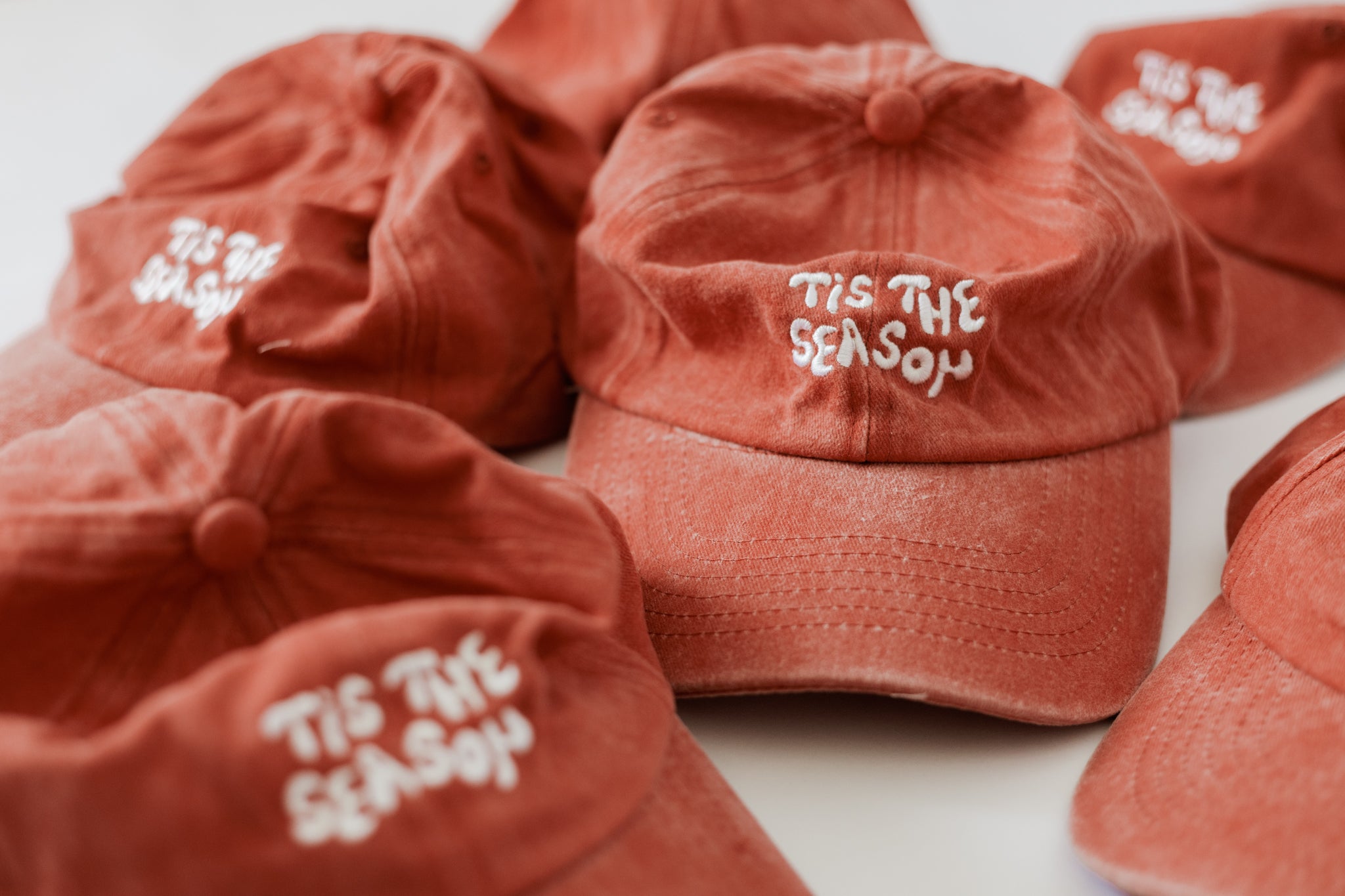 TIS THE SEASON – Washed Red Cap