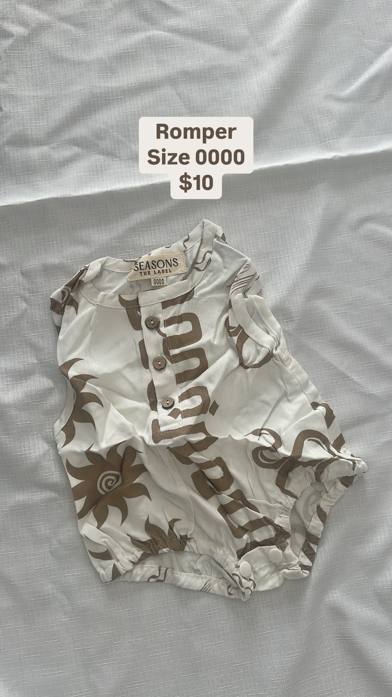 ROMPER SIZE 0000