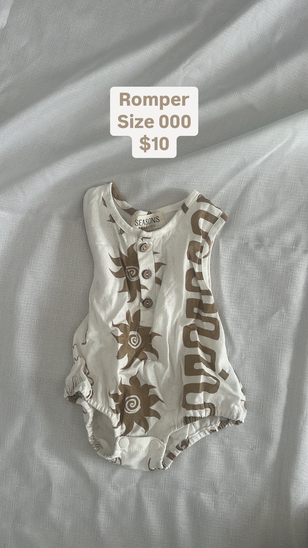 DESERT SUN ROMPER SIZE 000