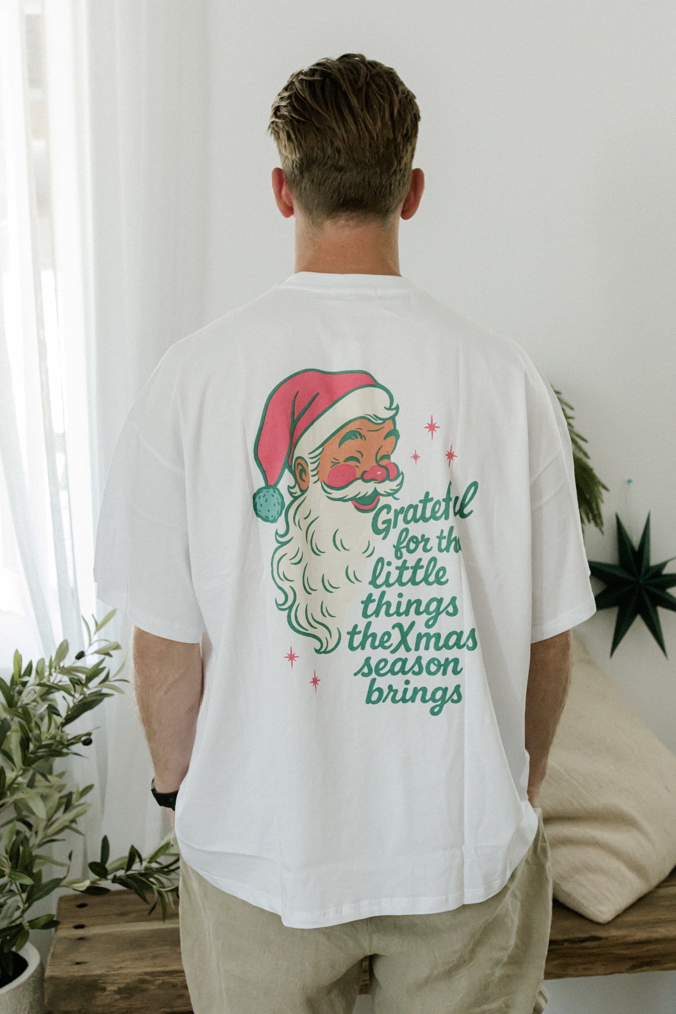 VINTAGE SANTA TEE - ADULTS