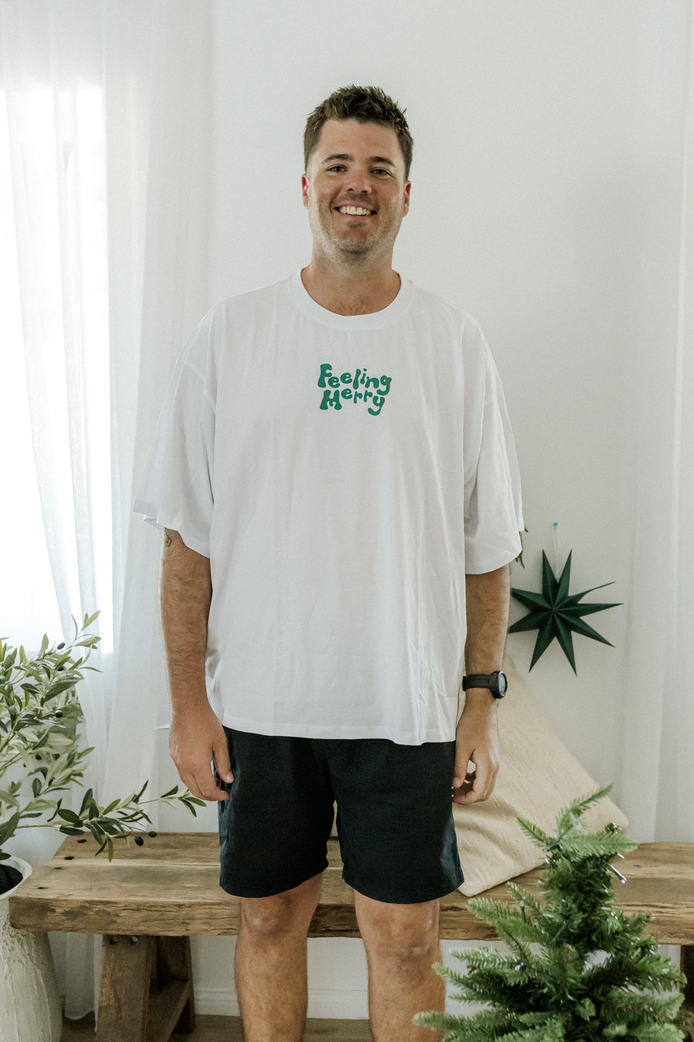 VINTAGE SANTA TEE - ADULTS