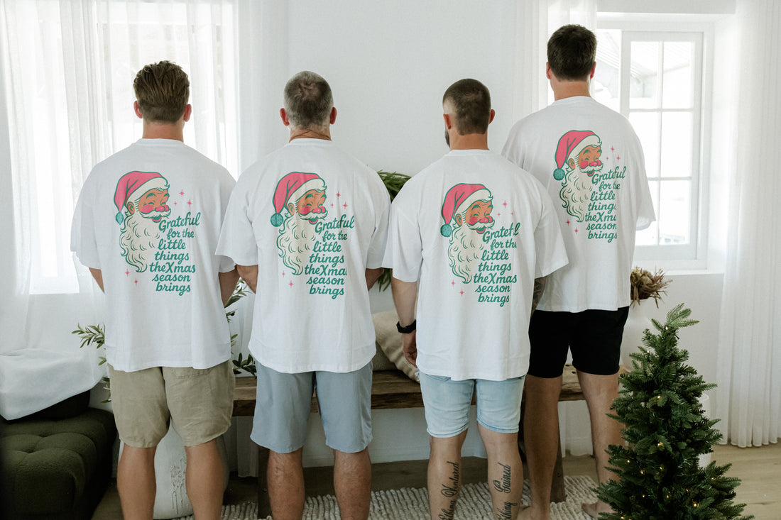 VINTAGE SANTA TEE - ADULTS