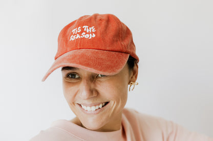 TIS THE SEASON – Washed Red Cap
