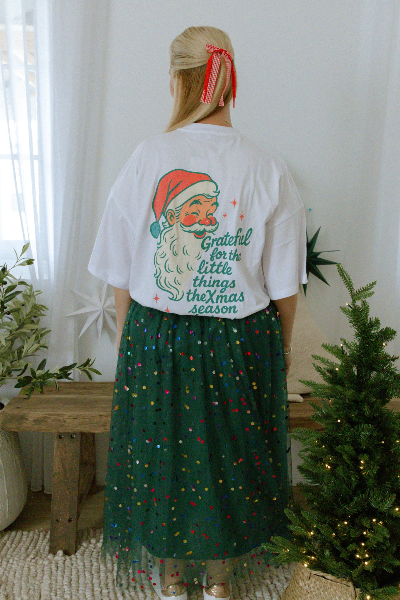 VINTAGE SANTA TEE - ADULTS