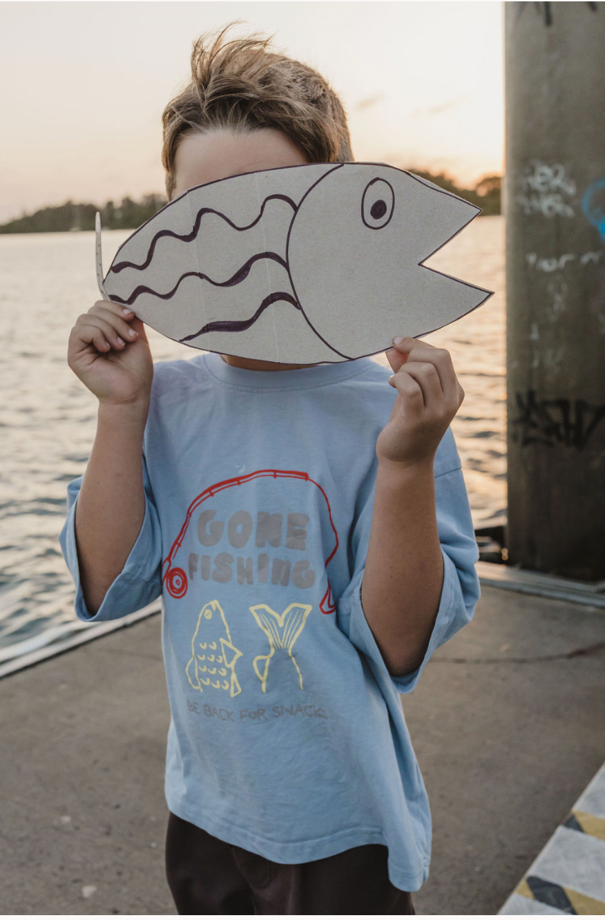 GONE FISHING... BE BACK FOR SNACKS TEE